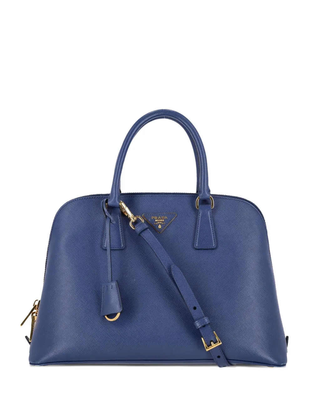 Promenade saffiano-leather handbag