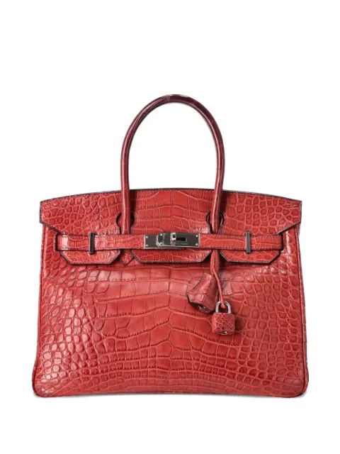 Hermès Pre-Owned Birkin 30 crocodile skin bag
