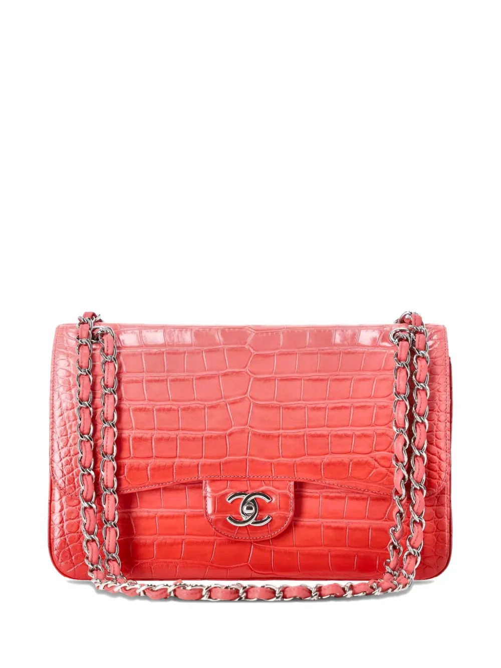 CHANEL Pre-Owned 2015-16 Jumbo Double Flap shoulder bag | Red | Image 1