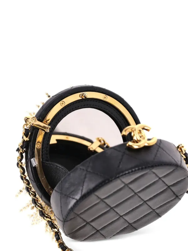 CHANEL Pre-Owned 2024 ライオンヘッド ショルダーバッグ ミニ