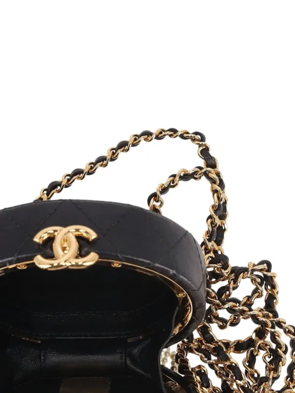 CHANEL Pre-Owned 2024 ライオンヘッド ショルダーバッグ ミニ