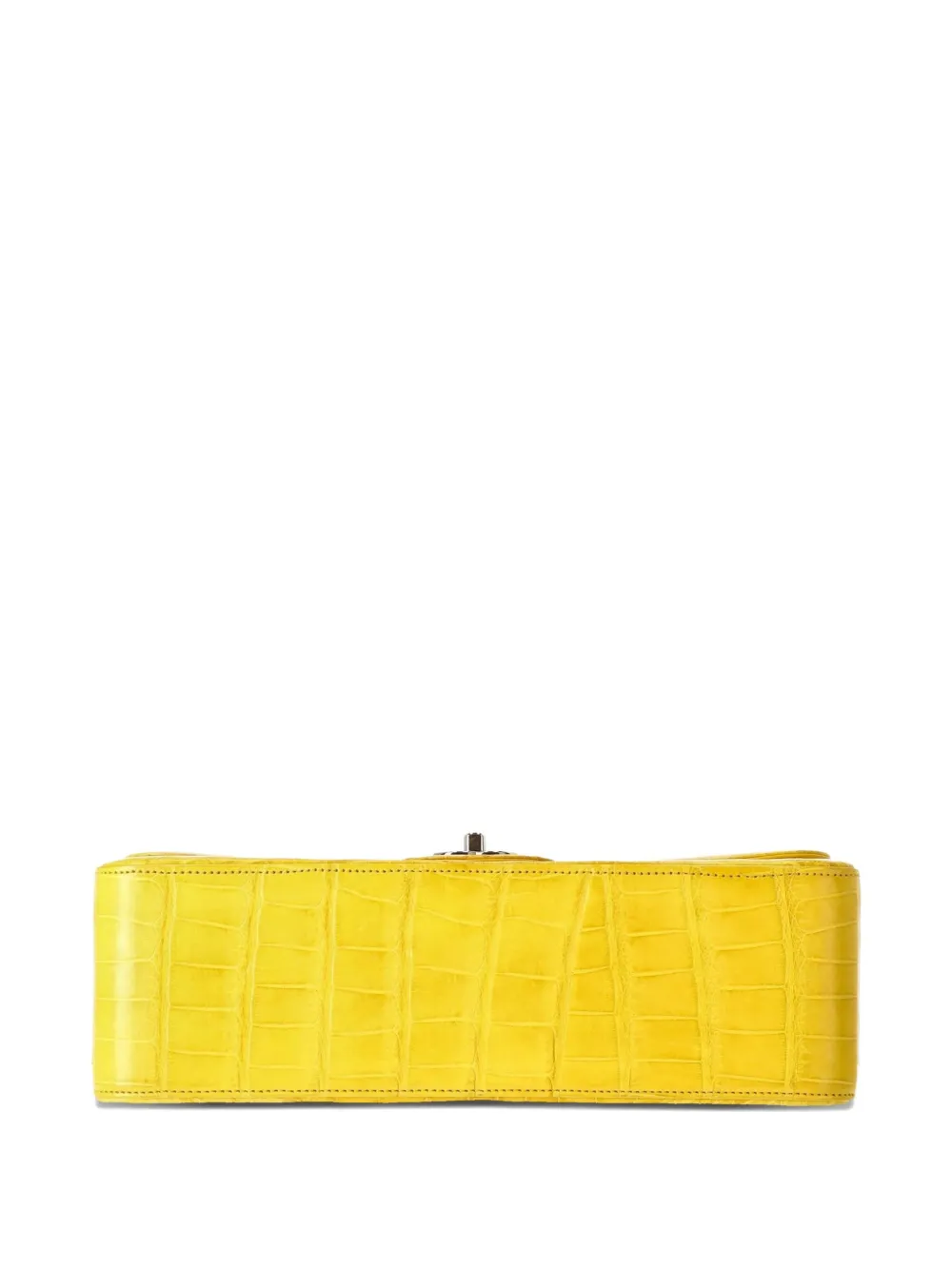Pre-owned Chanel Jumbo Double Flap Shoulder Bag In Yellow