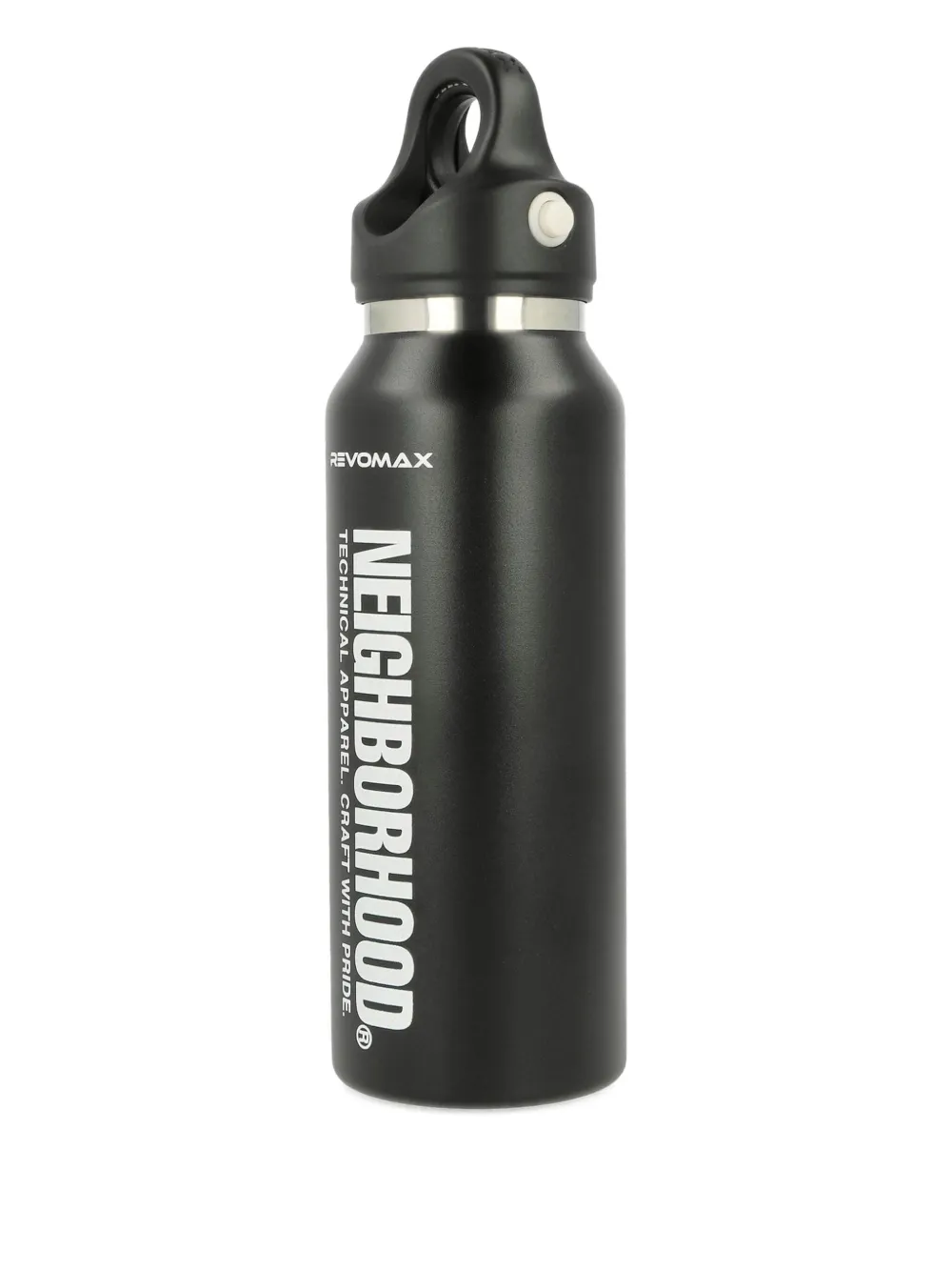 Neighborhood 355 ml geïsoleerde fles met lus Zwart
