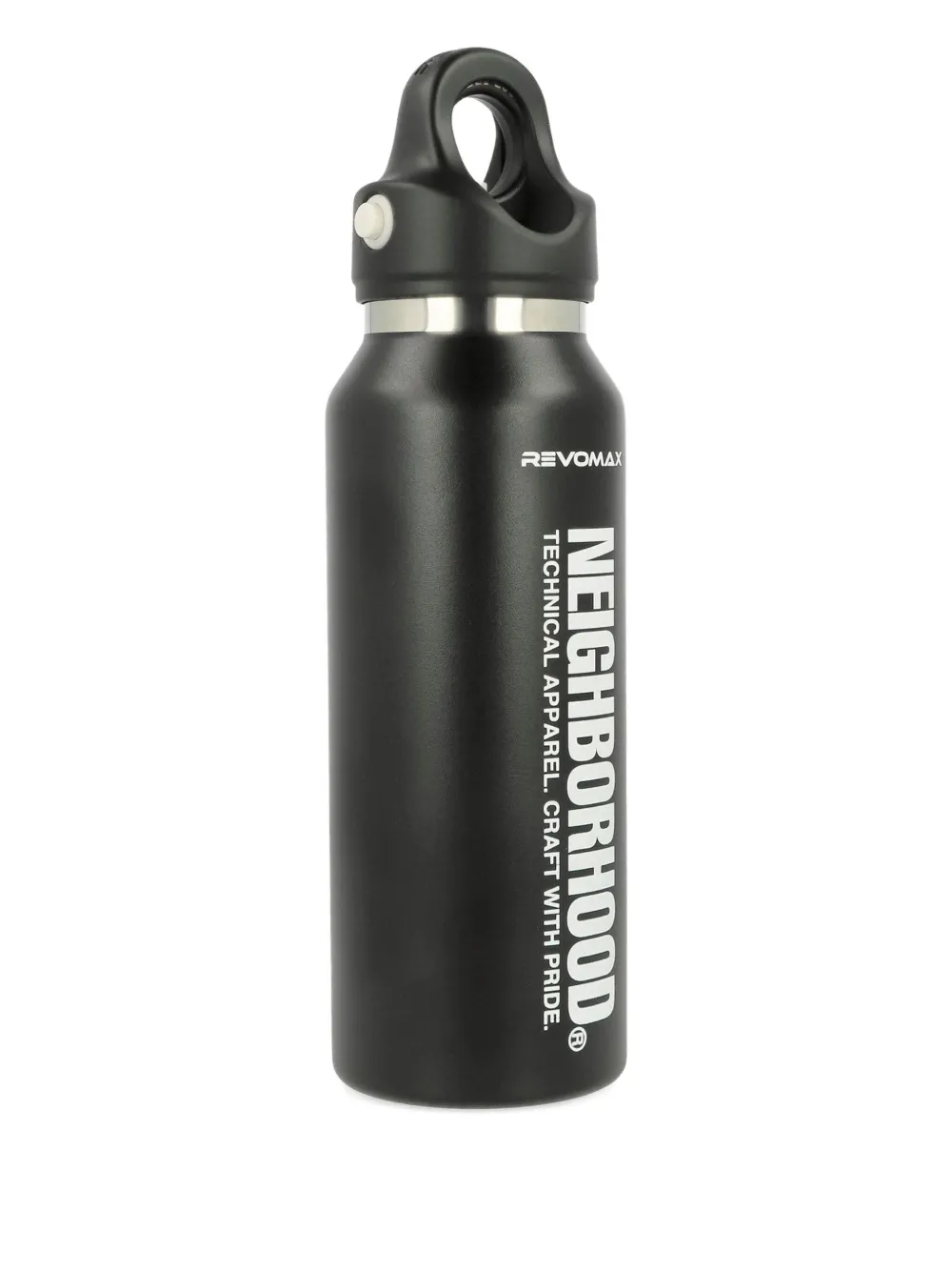 Neighborhood 355 ml geïsoleerde fles met lus Zwart