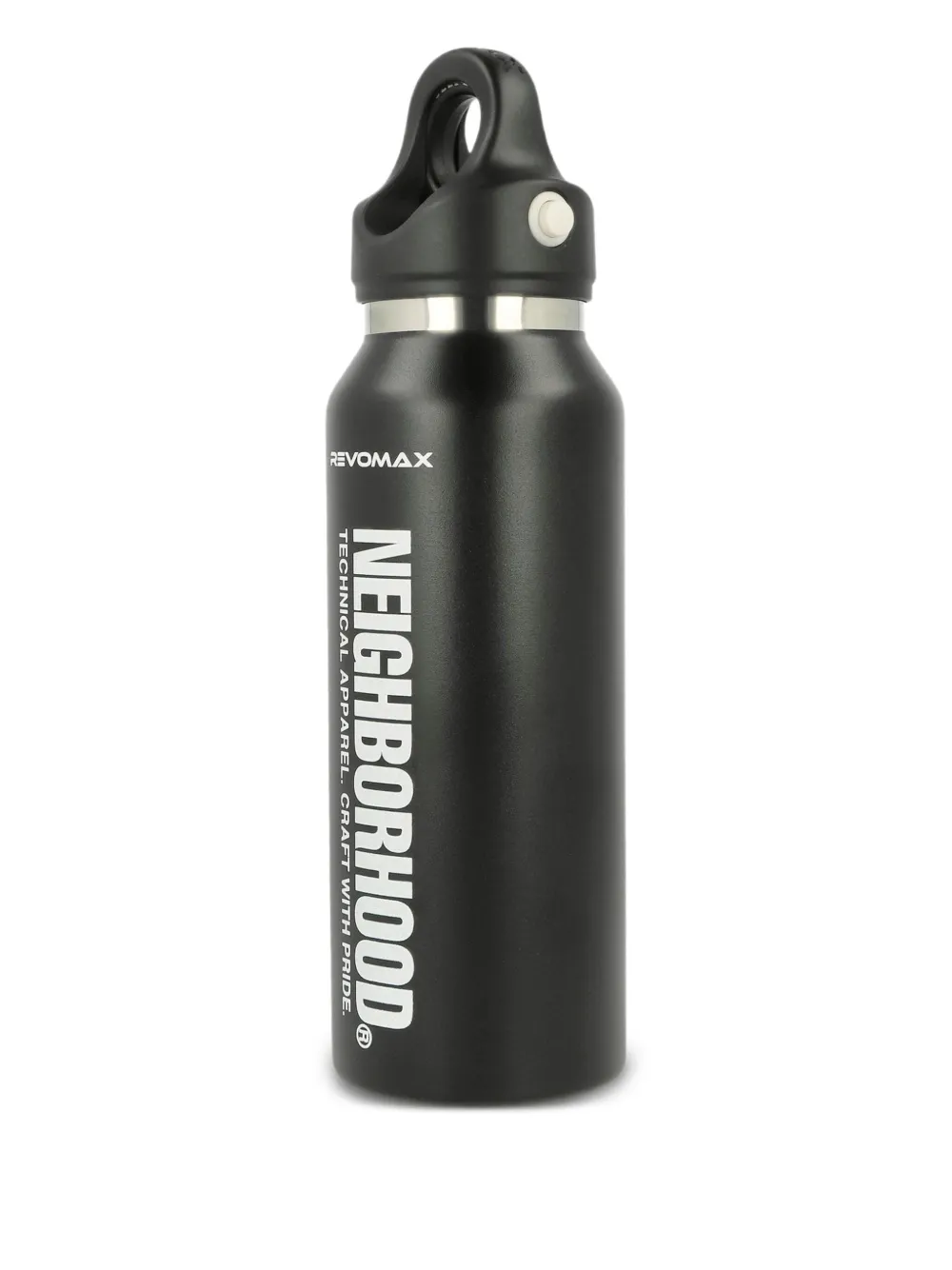 Neighborhood 355 ml geïsoleerde fles met lus Zwart
