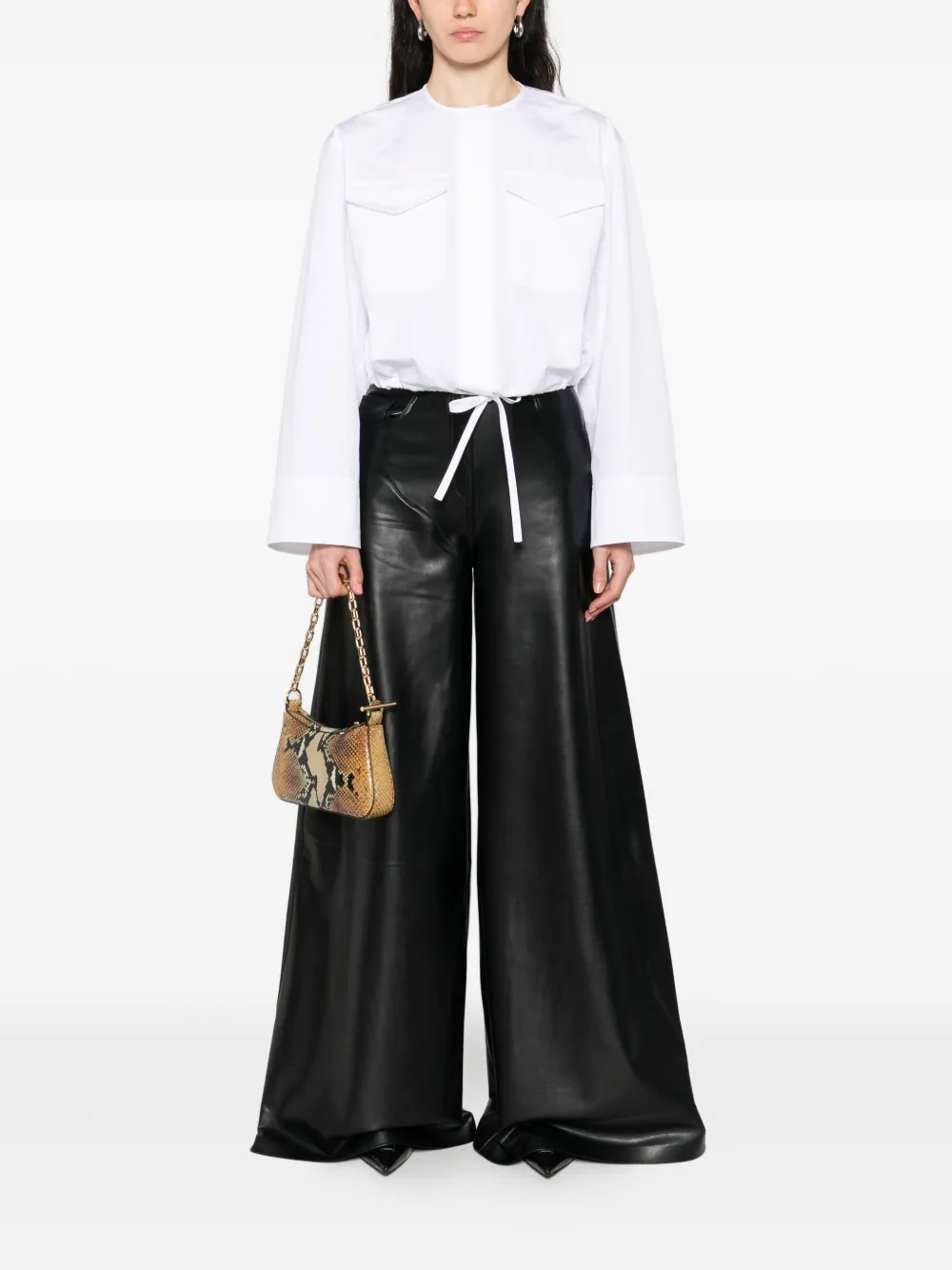 Givenchy pocket drawstring shirt - Wit