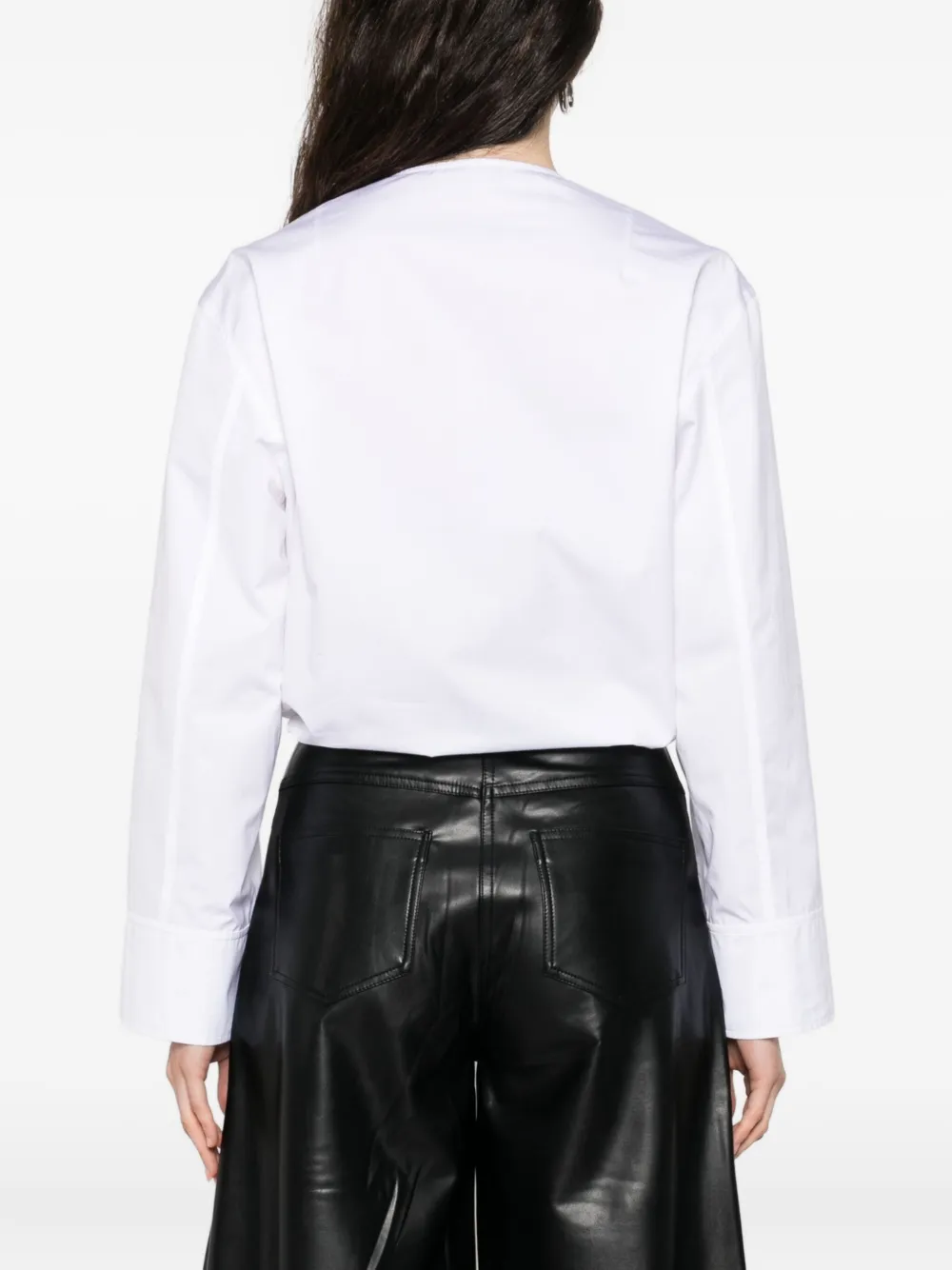 Givenchy Blouse met trekkoord en zak Wit