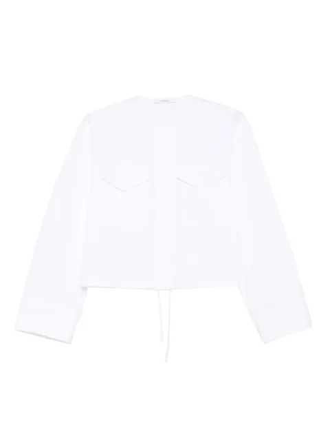 Givenchy pocket drawstring shirt 