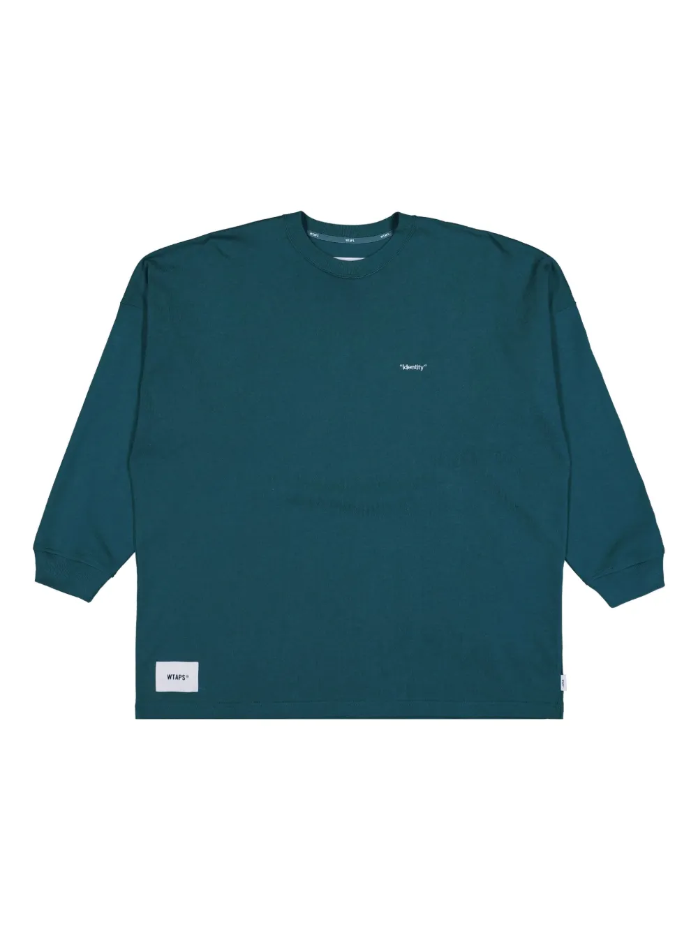 long-sleeve logo sweater