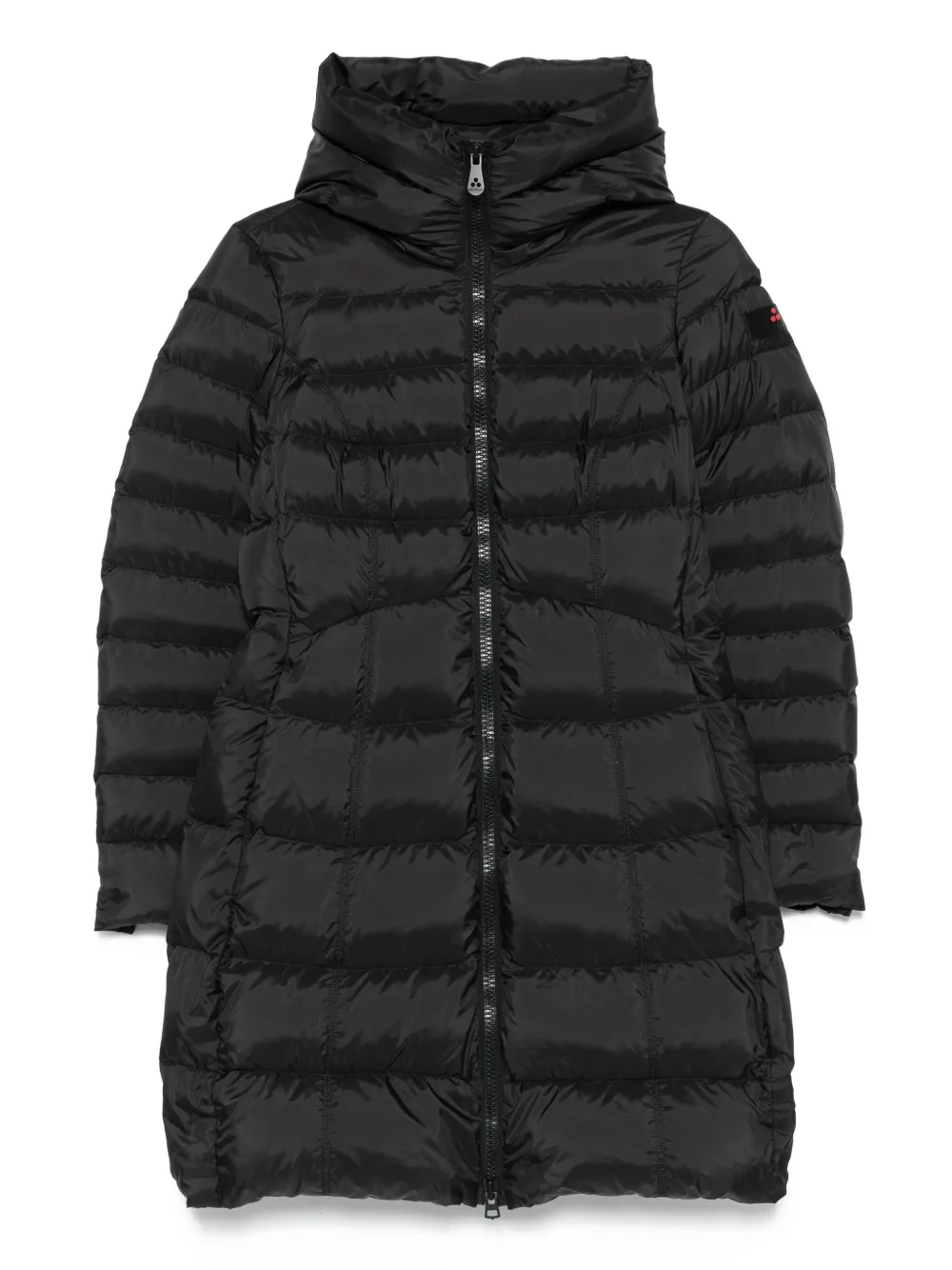quilted hooded jacket