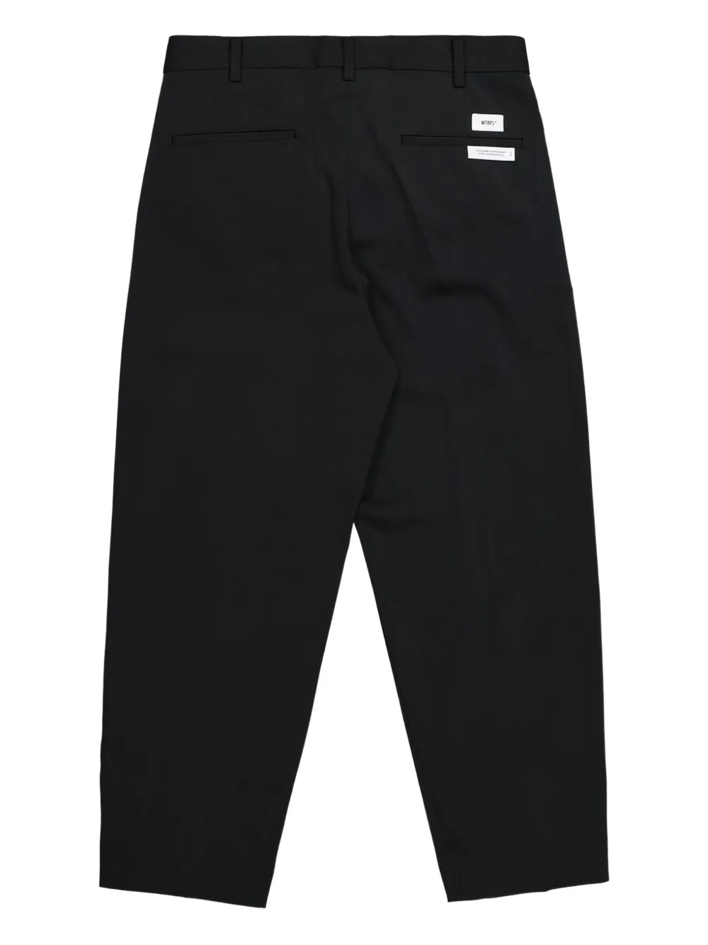 WTAPS Straight plooibroek - Zwart