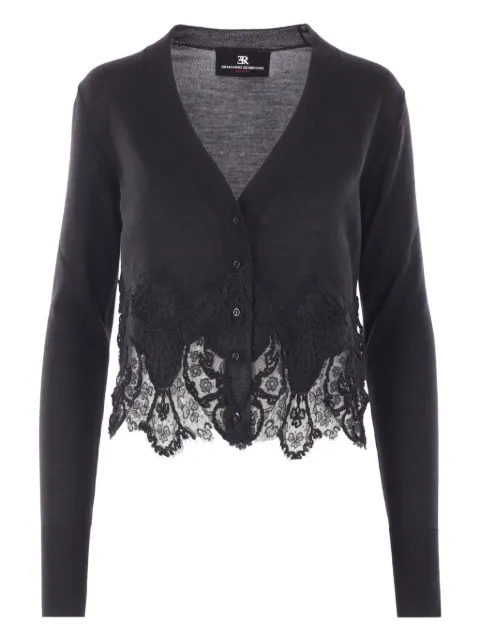 Ermanno Scervino long-sleeves scalloped-lace cardigan