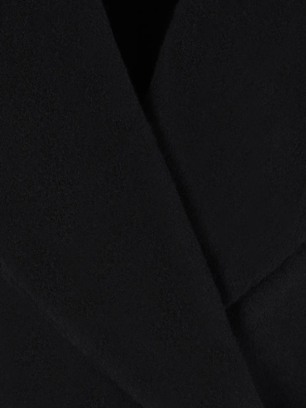 Ermanno Scervino Double-breasted Wool Coat In Black