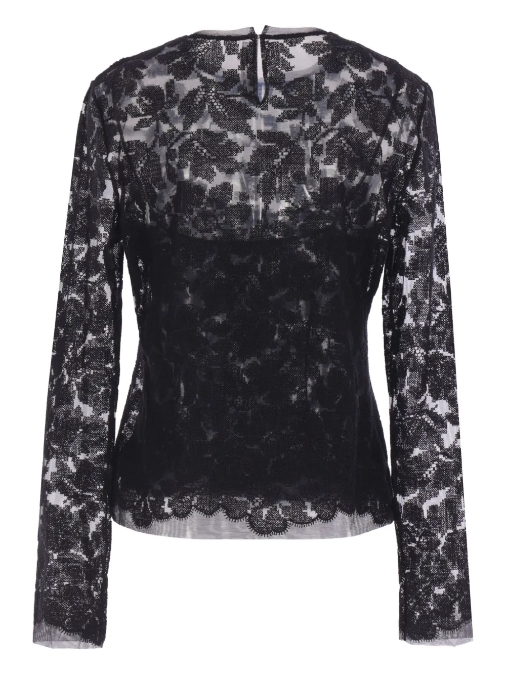 Ermanno Scervino Top met lange mouwen - Zwart