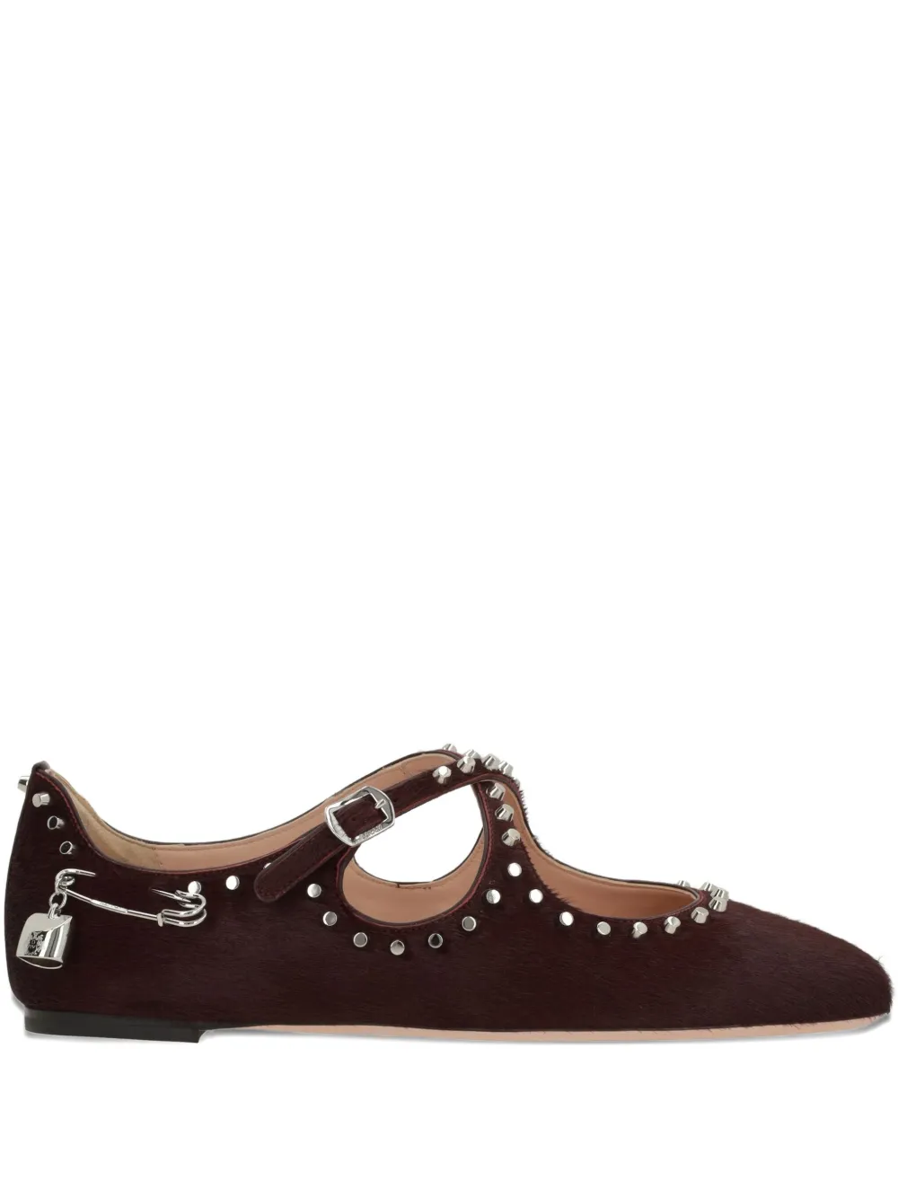 Bally stud-embellished ballet flats | Image 1