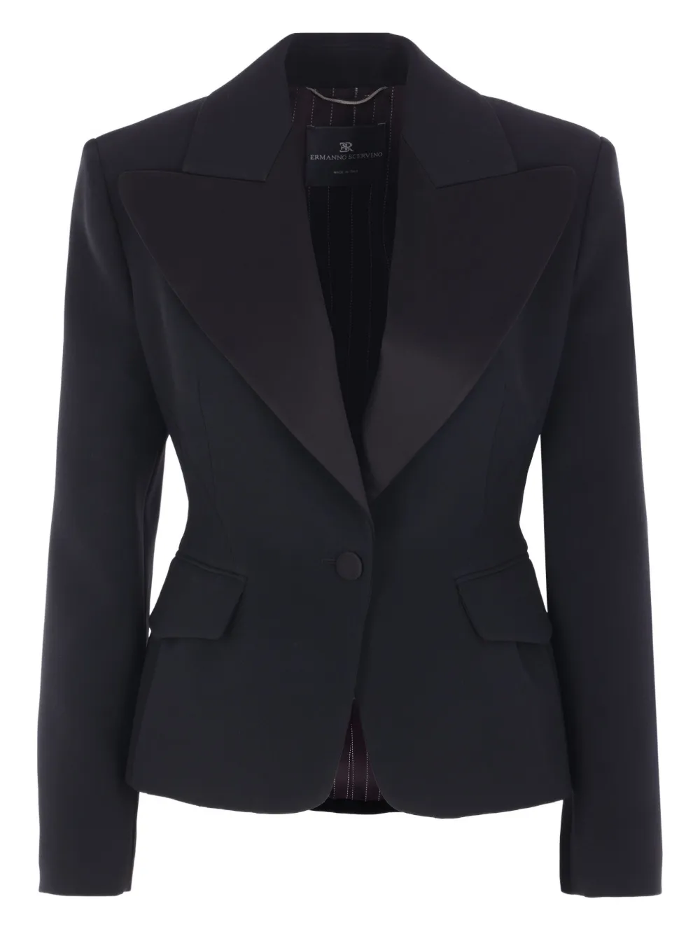 Ermanno Scervino Single-breasted Jacket In Black