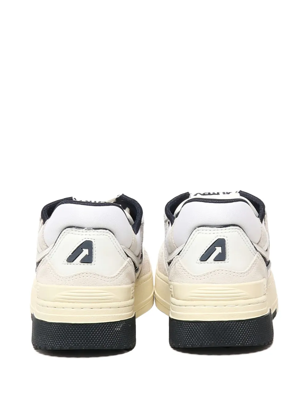 Autry leather panel sneakers Black