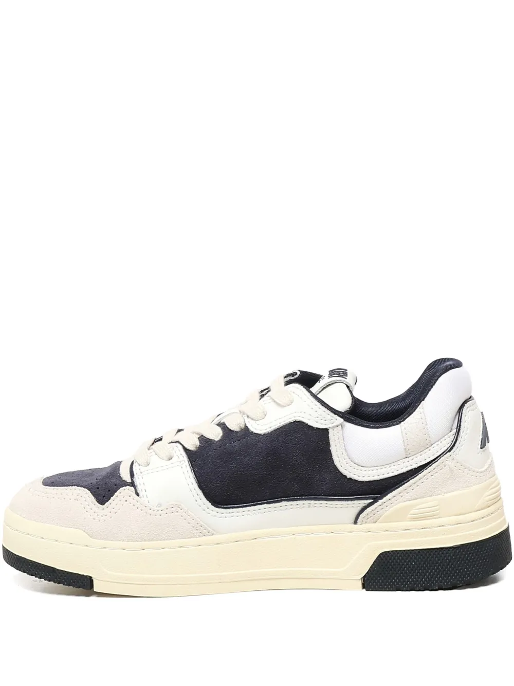 Autry leather panel sneakers Black