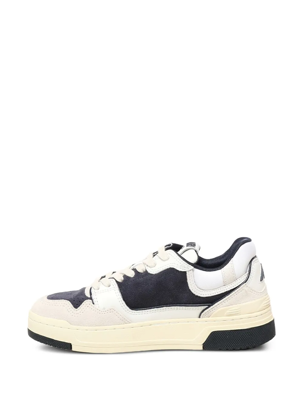 Autry leather panel sneakers Black