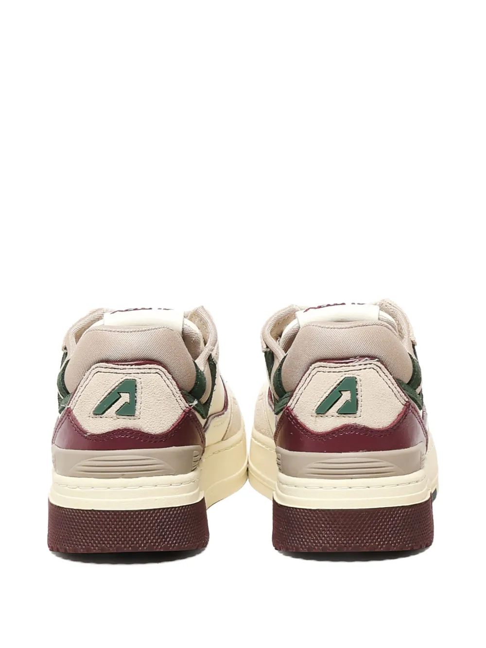 Autry CLC panelled low-top sneakers Neutrals