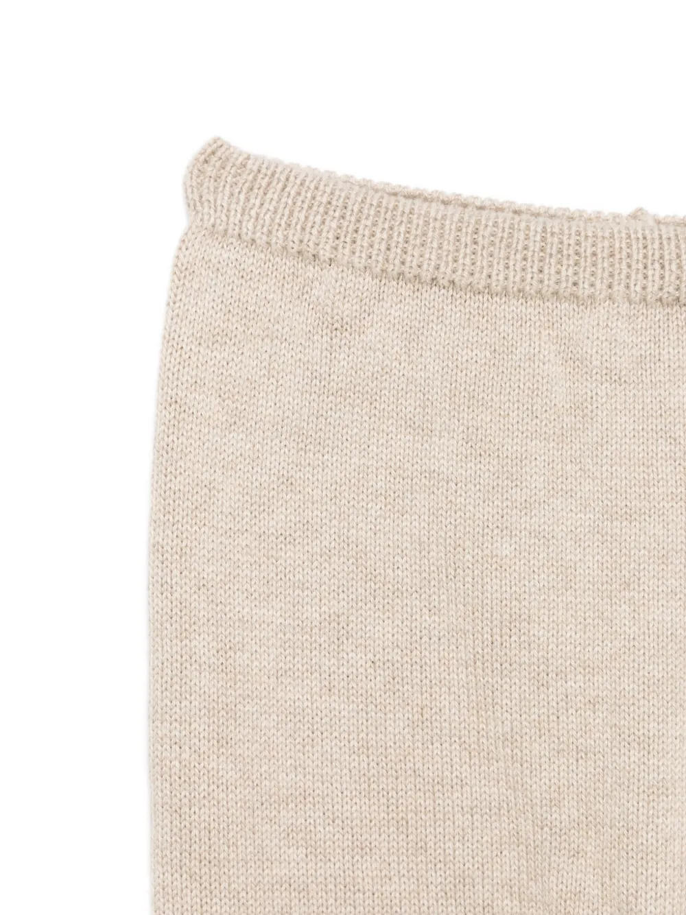 Paz Rodriguez Ribgebreide trui en broek Beige