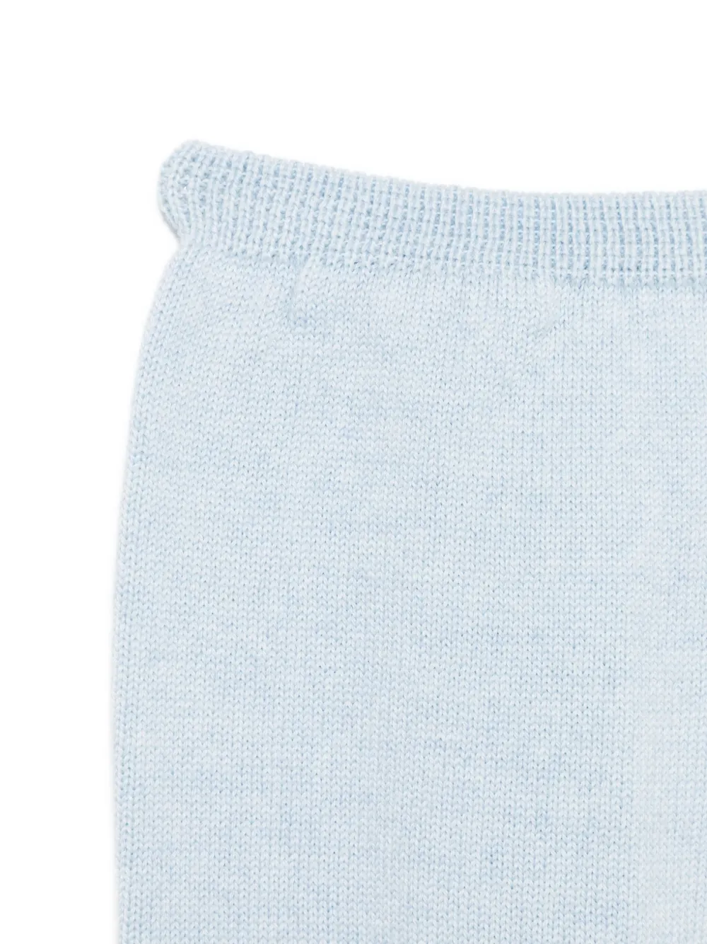 Paz Rodriguez Gebreide top en broek met Peter Pan kraag Blauw
