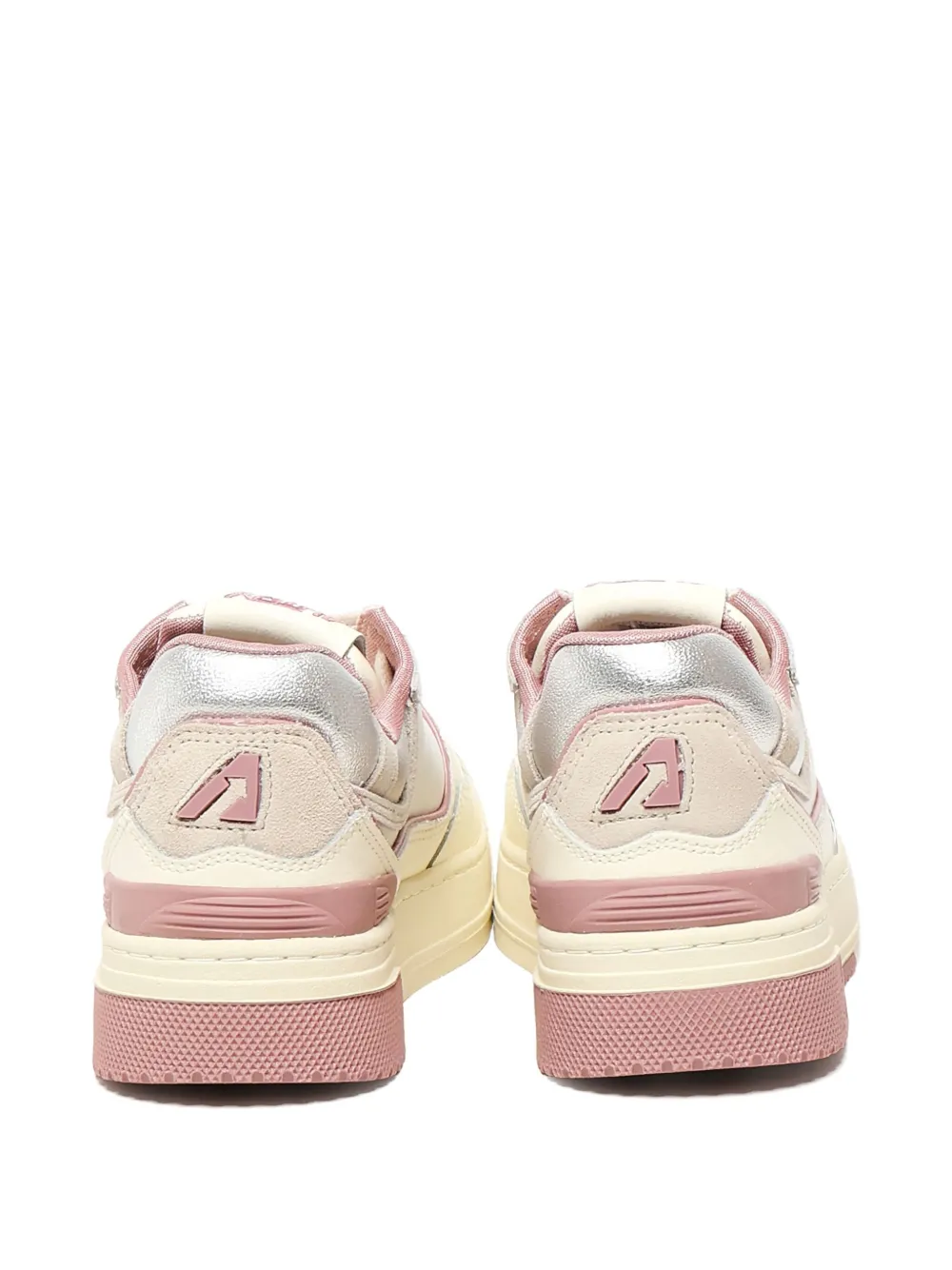 Autry CLC panelled low-top sneakers Neutrals
