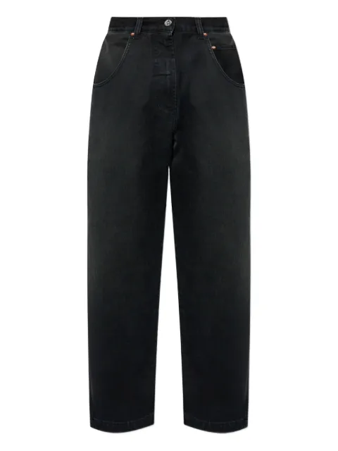 VETEMENTS logo-patch cargo jeans