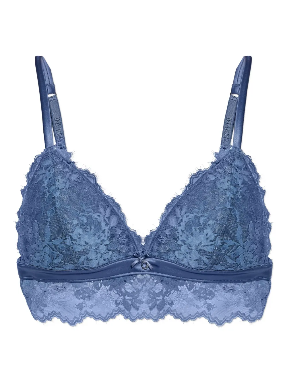 triangular lace bra
