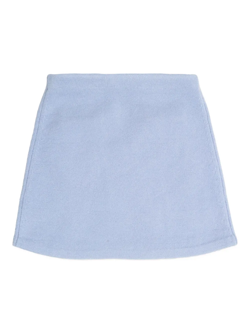 Self-Portrait Kids Wollen rok verfraaid met pailletten Blauw