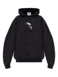 VETEMENTS camera-print hooded sweatshirt - Black