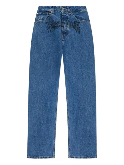 VETEMENTS graphic-print jeans