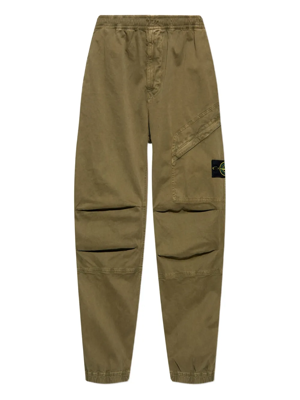 Stone Island cargo-pocket elasticated-waist trousers Groen