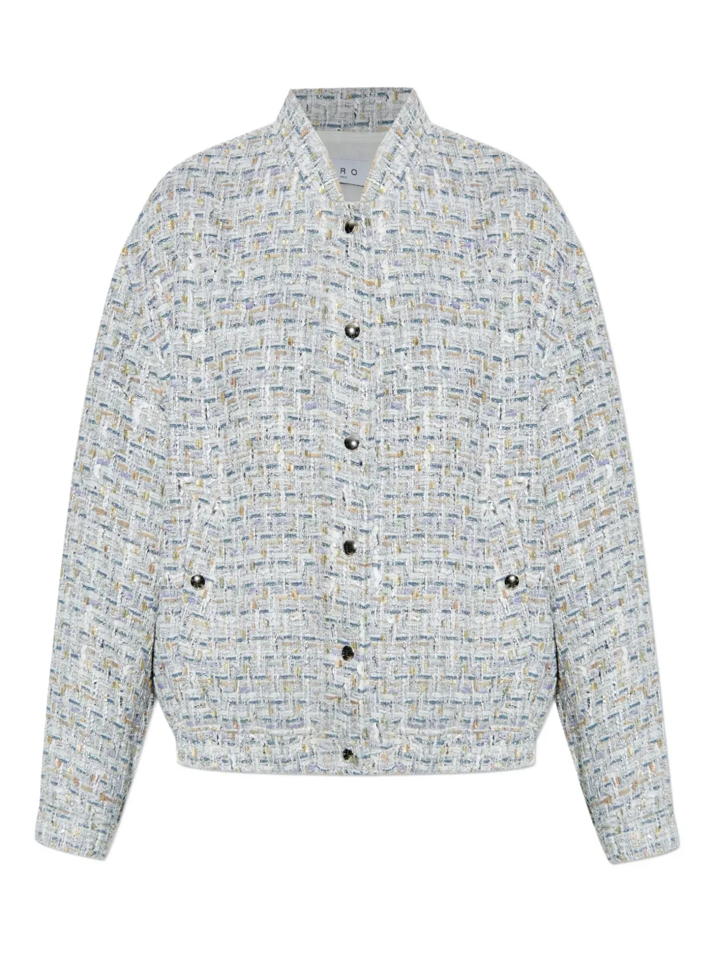 IRO Noemy tweed buttoned jacket Beige