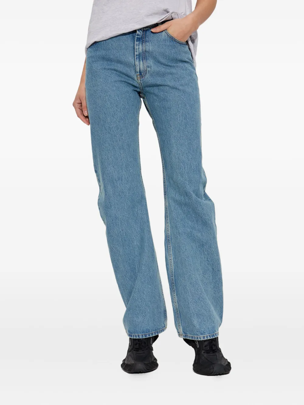 VETEMENTS denim cotton jeans Blauw
