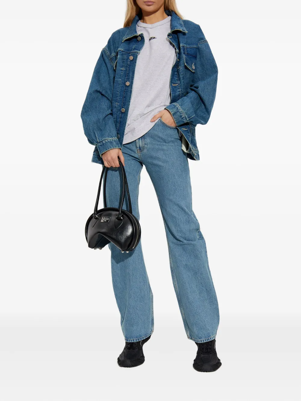 VETEMENTS denim cotton jeans Blauw