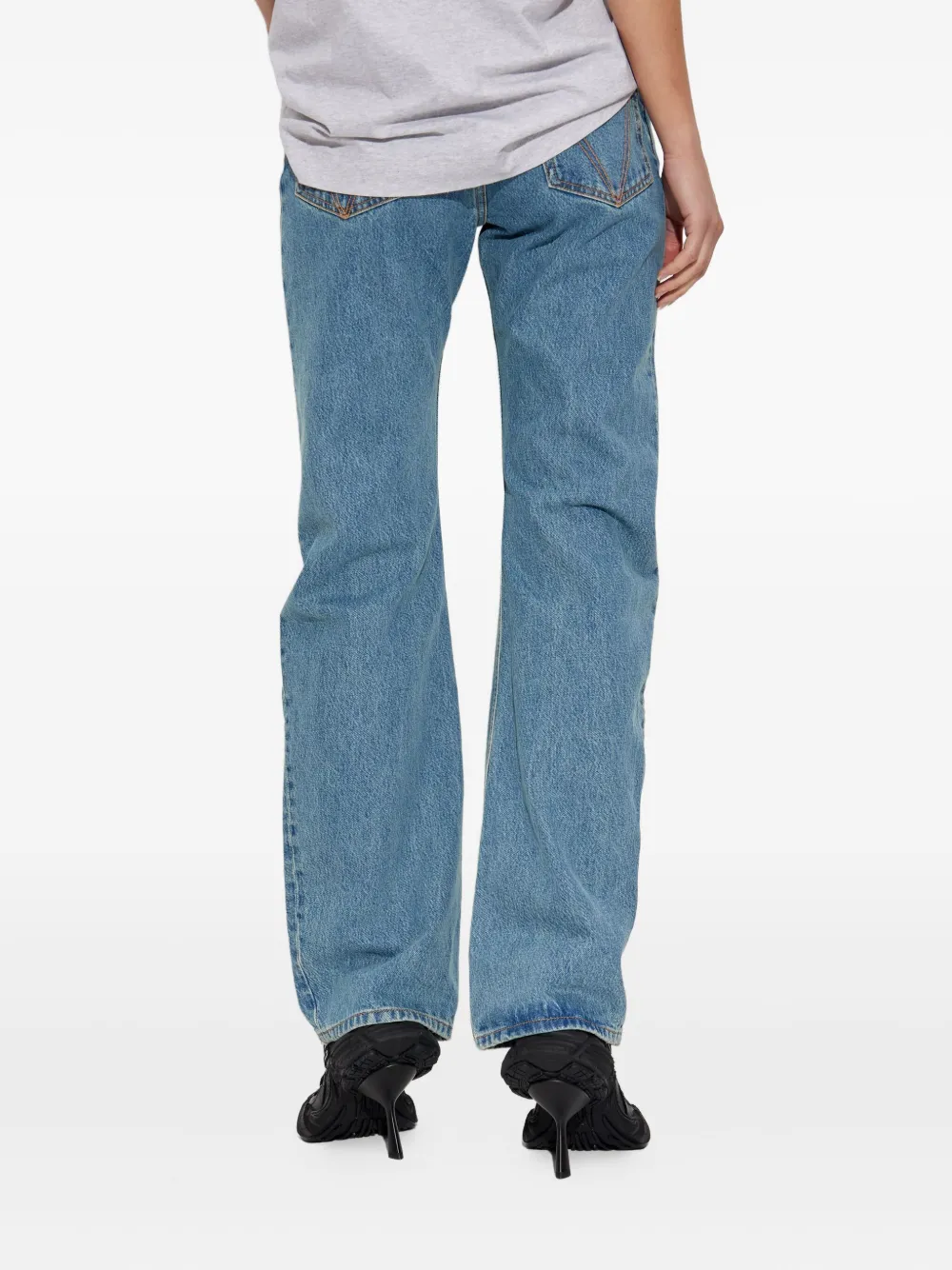 VETEMENTS denim cotton jeans Blauw
