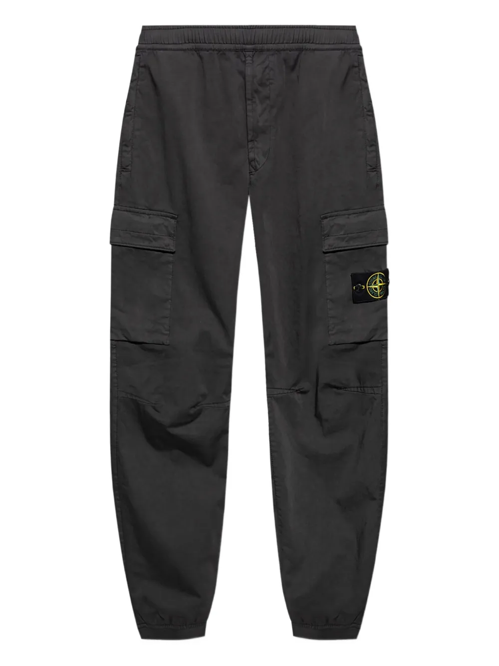 Stone Island 3100033 cargo-pocket elasticated trousers Zwart