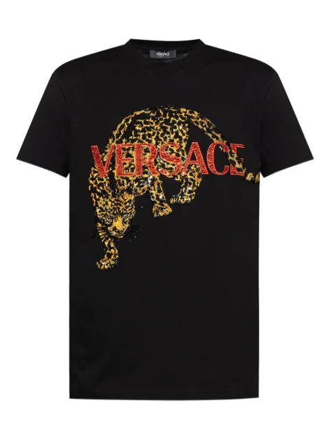 Versace T-shirt met pailletten