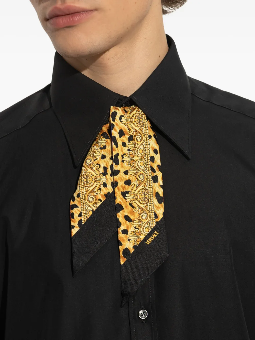 Versace Zijden sjaal Geel