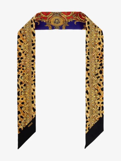 Versace printed silk scarf
