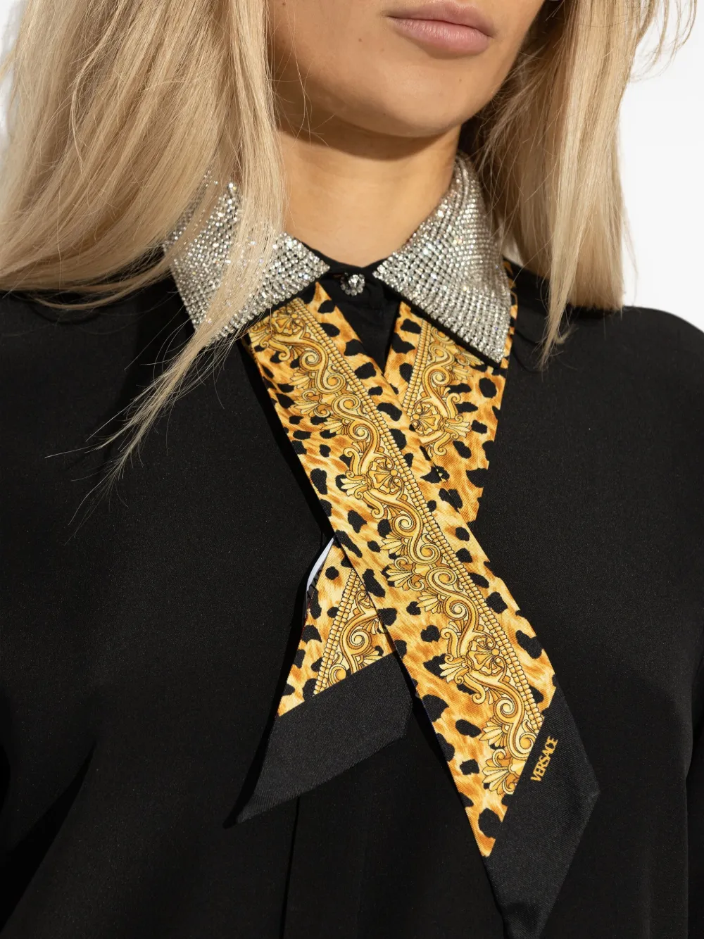 Versace Zijden sjaal Geel