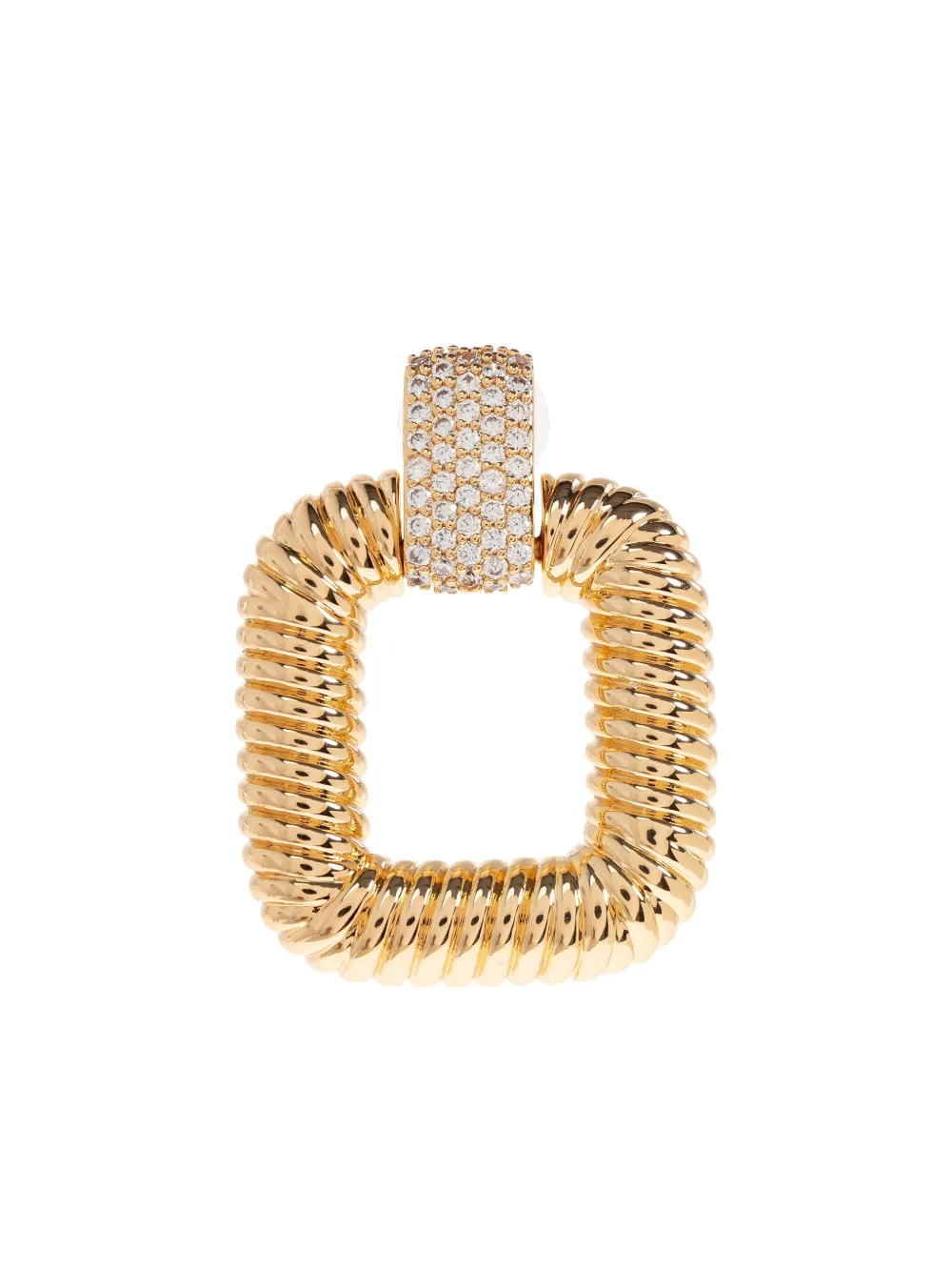 square twisted earrings