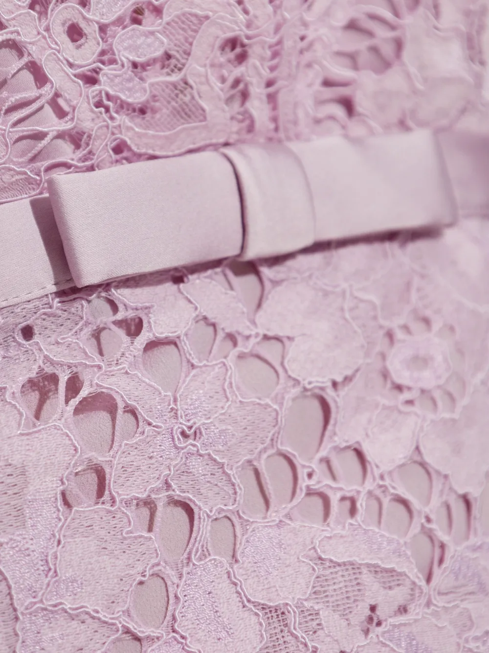 Self-Portrait lace mini dress Roze