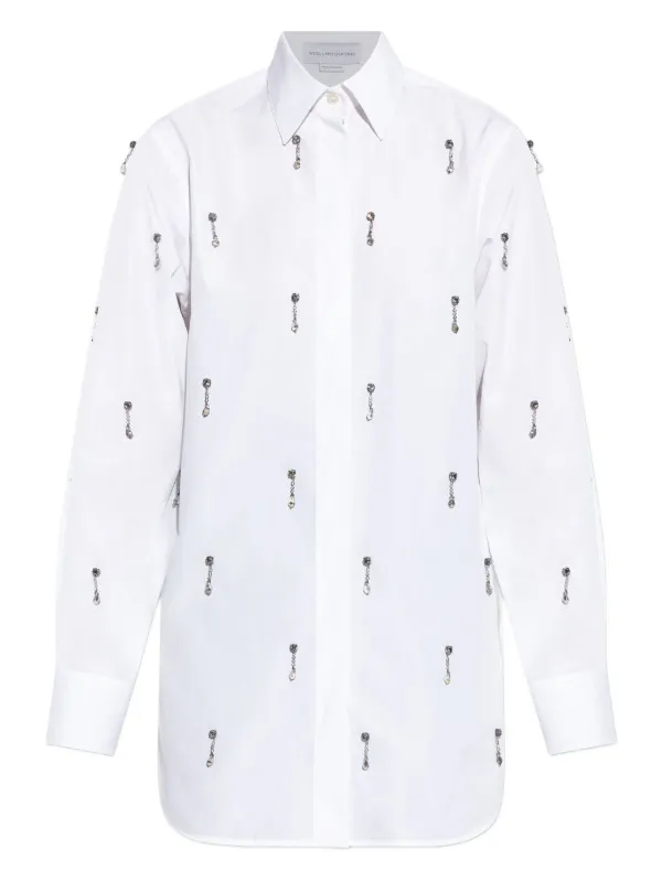 Stella McCartney Crystal-embellished Shirt in White