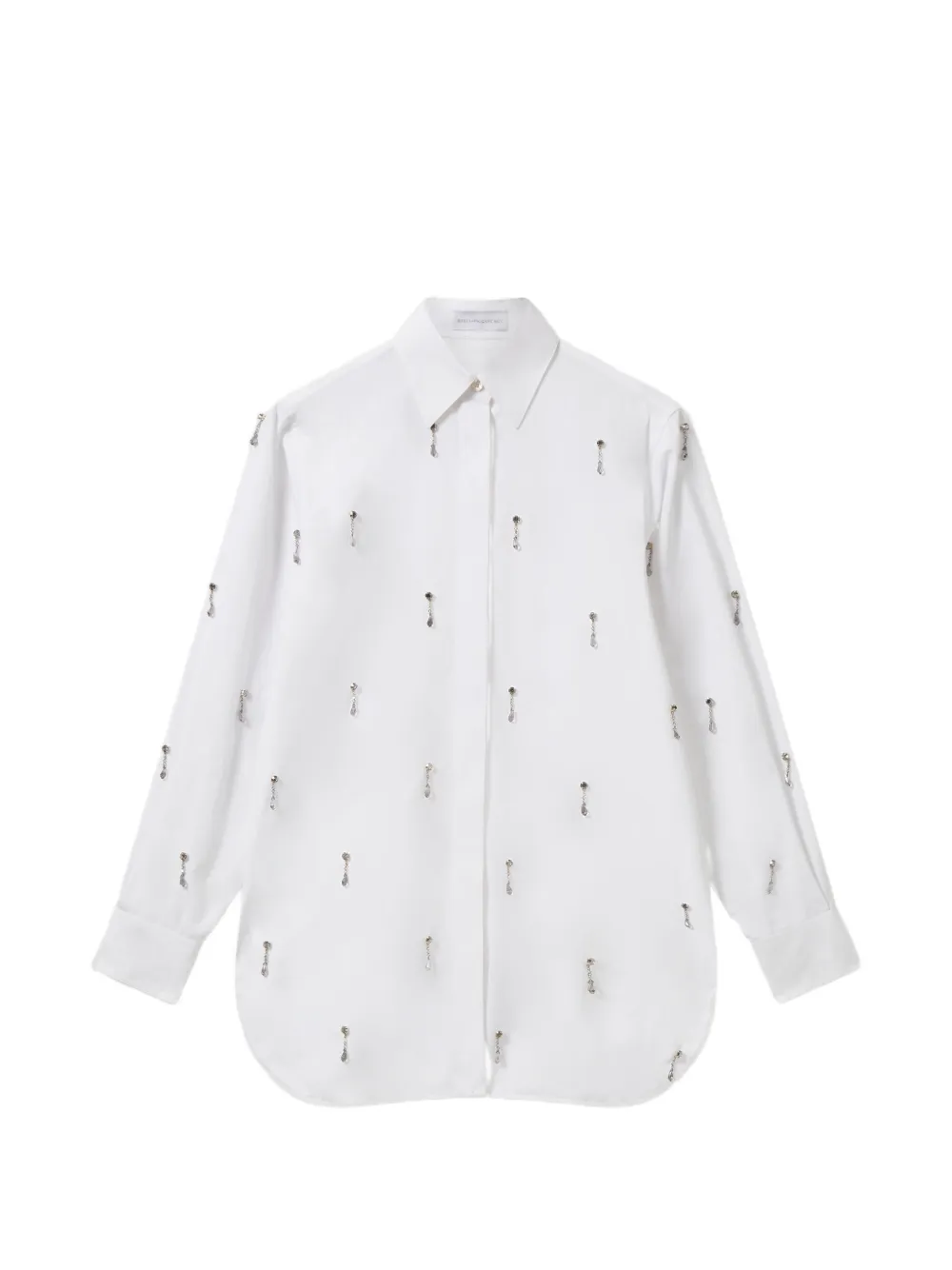 Stella McCartney crystal-embellished shirt - White