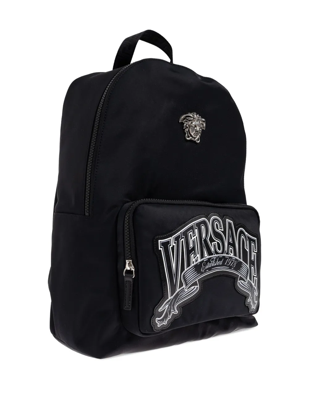 Versace medusa-logo backpack Zwart