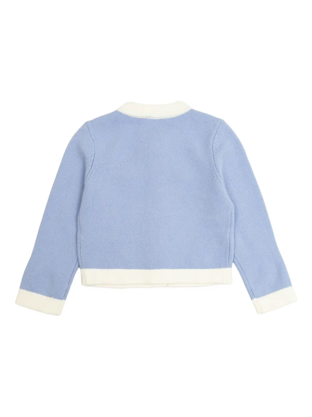 Self-Portrait Kids Vest met pailletten Blauw