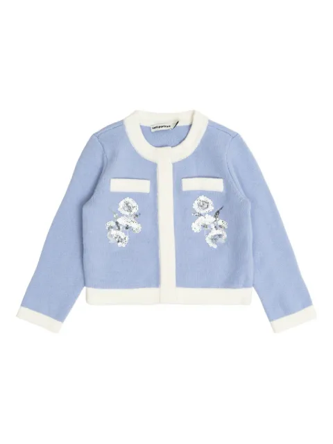 Self-Portrait Kids sequin-embellished cardigan