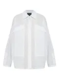 Emporio Armani pocketed collared shirt - White
